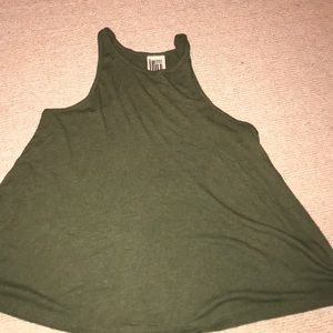Green tank top